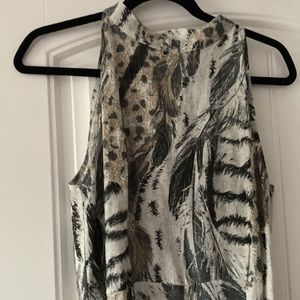 NWT linen midi dress